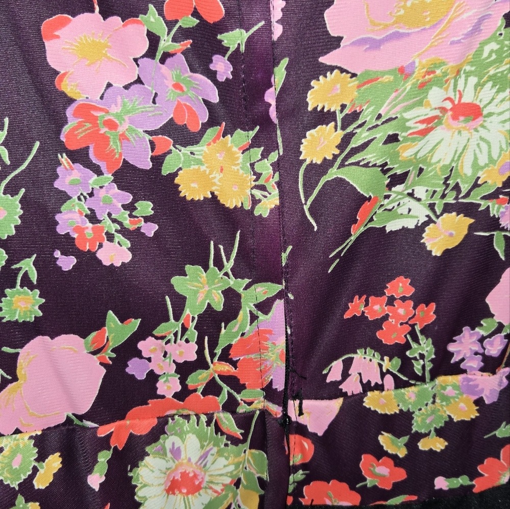 Vintage Psychedelic Maxi Dress - Picture 5 of 11